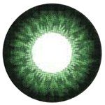 EOS Super Neon Green contact lenses