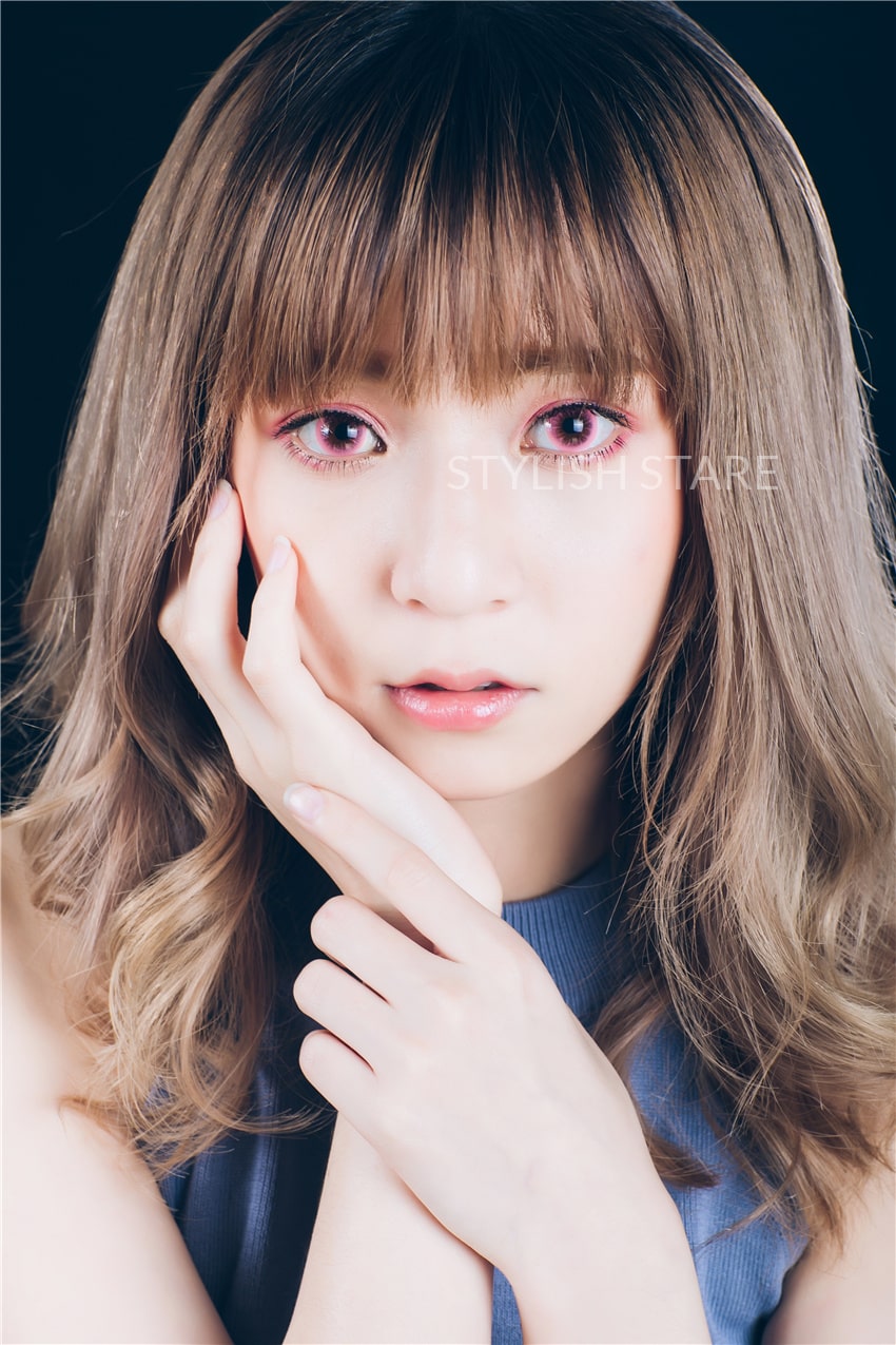 EOS Bubble Pink circle lenses