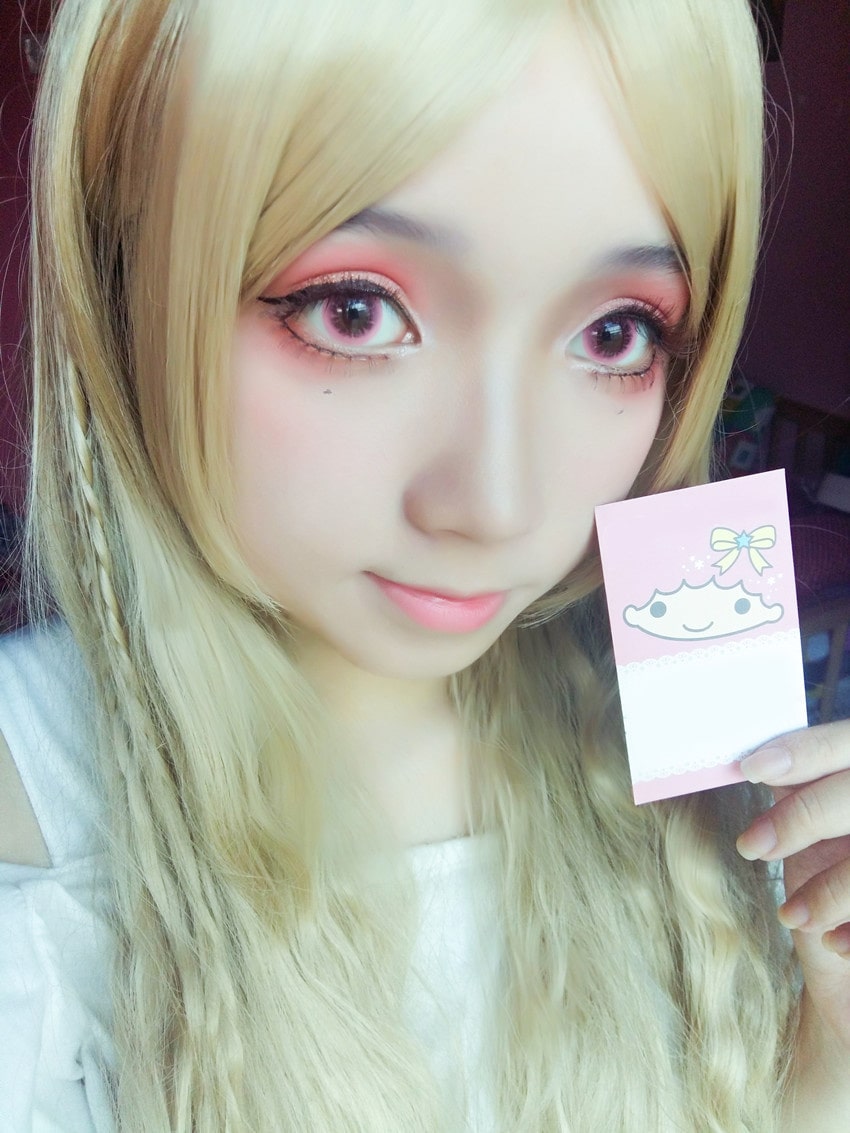 EOS Bubble Pink contact lenses