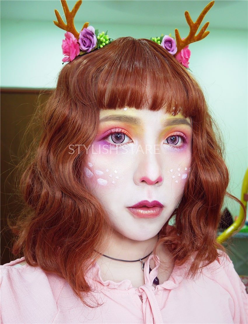 EOS New Adult Pink contact lenses