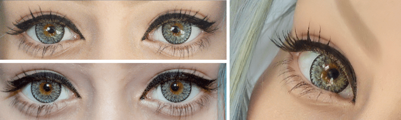 geo nudy golden blue contact lenses