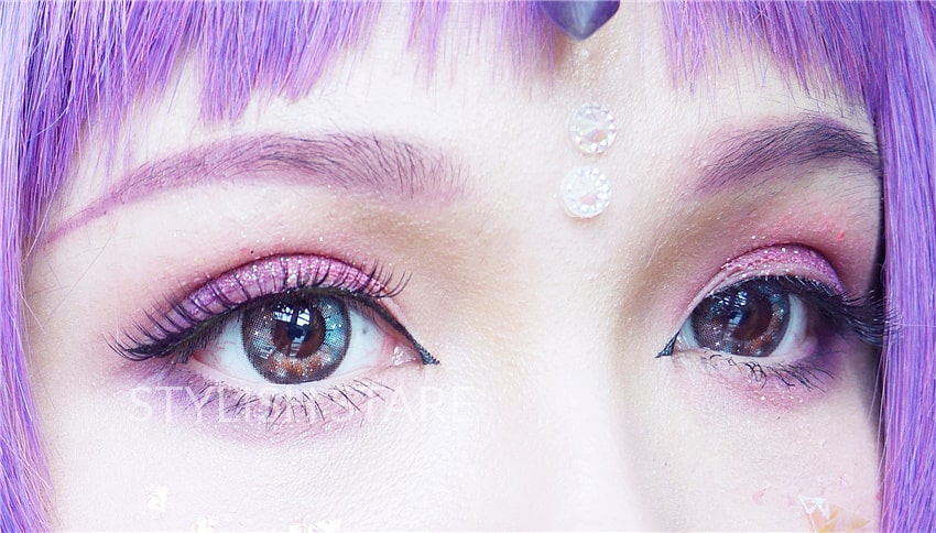 eos dunia orange circle lenses